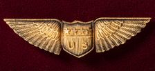 Miltary Aviator Badge, United States Army Air Service, ca. 1918-1926. Creator: Unknown