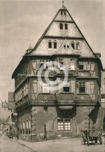'Miltenberg a. Main - Gasthaus zum Riesen, 1931. Artist: Kurt Hielscher.