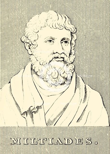 'Miltiades', (c550-489 BC), 1830. Creator: Unknown.