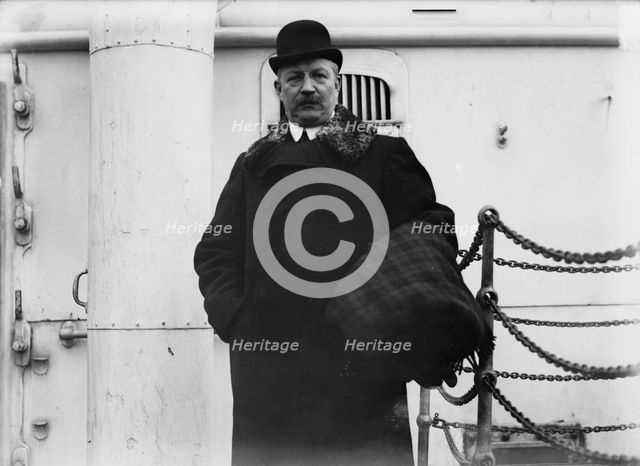 Milyukof, on ship, 1915. Creator: Bain News Service.