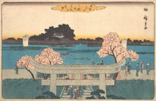 Mimeguri Zutsumi Matsuchiyama Embo, ca. 1842., ca. 1842. Creator: Ando Hiroshige
