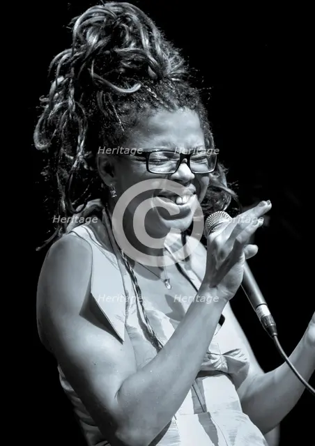 Mina Agossi, 2011. Artist: Alan John Ainsworth.