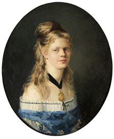 Mina Carlson-Bredberg, the Painter, 1876. Creator: Amanda Carolina Vilhelmina Sidwall