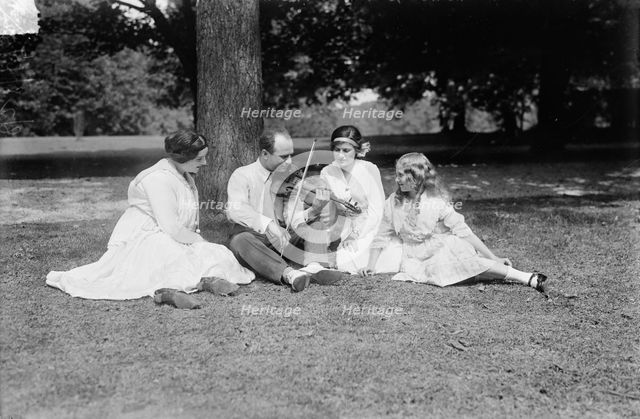 Mina, Mischa, Liza, & Esther Elman, 1917. Creator: Bain News Service.