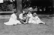 Mina, Mischa, Liza, & Esther Elman, 1917. Creator: Bain News Service