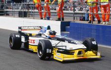 Minardi M197, J. Trulli, 1997 British Grand Prix at Silverstone. Creator: Unknown