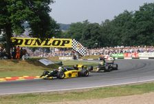 Minardi M85B, Andrea De Cesaris, 1986 British Grand Prix, Brands Hatch. Creator: Unknown