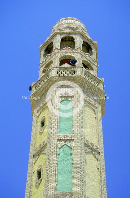 Minaret, Tozeur, Tunisia.  Creator: Vivienne Sharp.