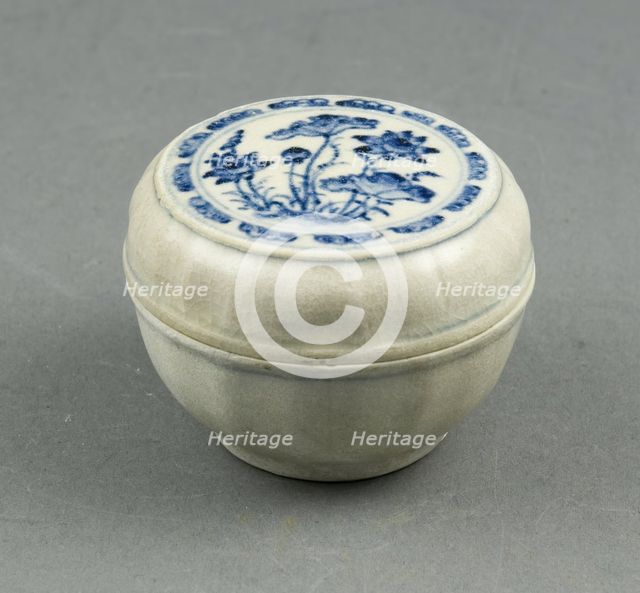 Minature Covered Box with Plant Motif, Late 15th/early 16th century. Creator: Unknown.