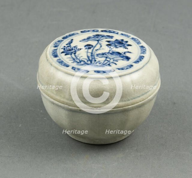 Minature Covered Box with Plant Motif, Late 15th/early 16th century. Creator: Unknown.