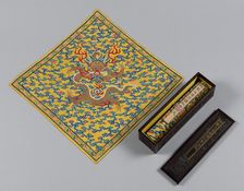 Mingling of Clear and Muddy Water at the Junction of the Jing and Wei Rivers, 1736-95. Creator: Unknown