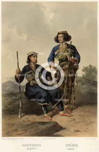 Mingrelian. Guriits, 1862. Creator: Frants Taikhel.