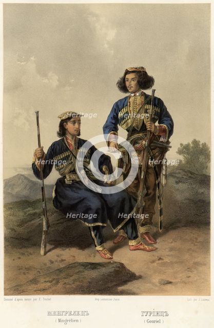 Mingrelian. Guriits, 1862. Creator: Frants Taikhel.