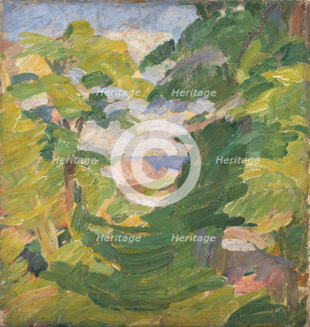 Mindet, Christianso, 1912. Creator: Edvard Weie.