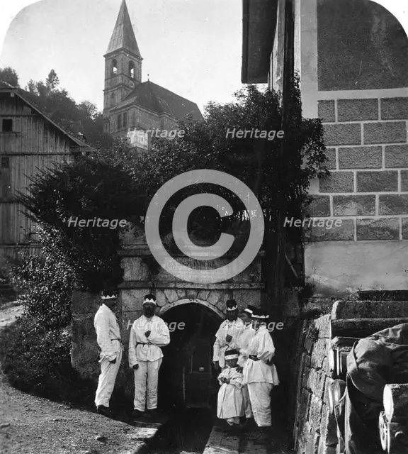 Mine entrance, Salzburg, Austria, c1900s.Artist: Wurthle & Sons