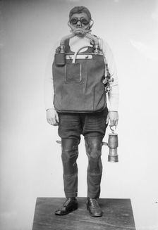 Mine rescuer, between c1910 and c1915. Creator: Bain News Service