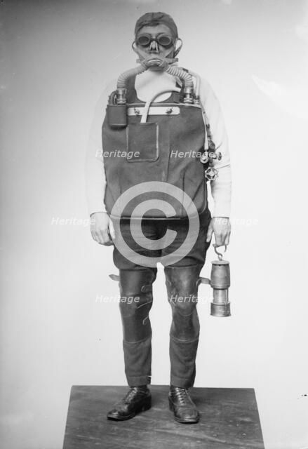 Mine rescuer, between c1910 and c1915. Creator: Bain News Service.