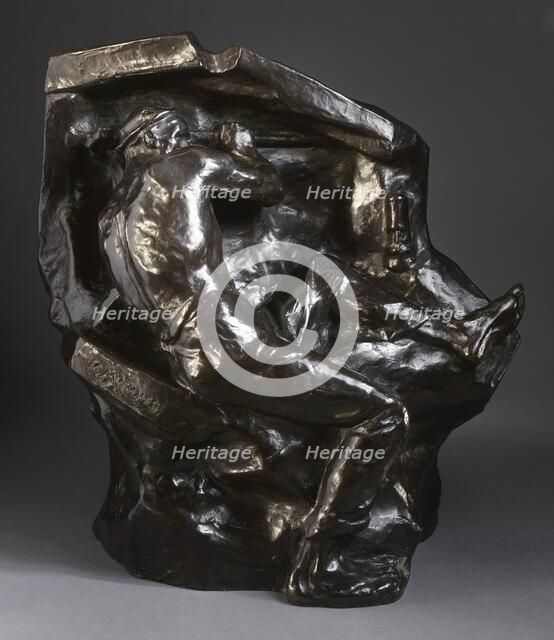 Miner at the Vein, c.1892. Creator: Constantin Emile Meunier.