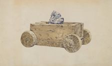 Miner's Cart, c. 1937. Creator: Frank Eiseman