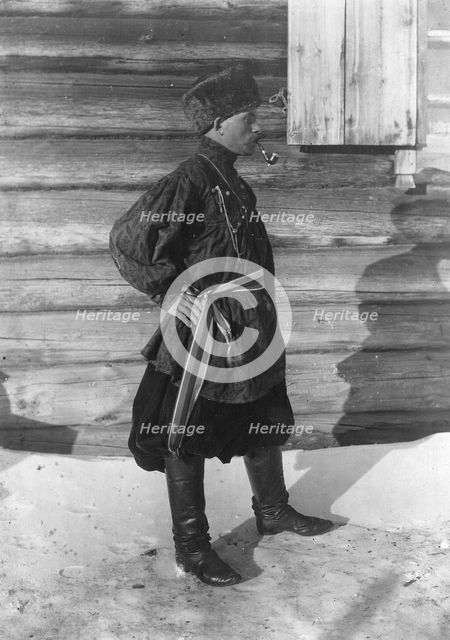 Miner's festive costume, 1911. Creator: Unknown.