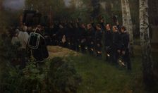 Miner's Funeral, 1892. Creator: Piotr Stachiewicz