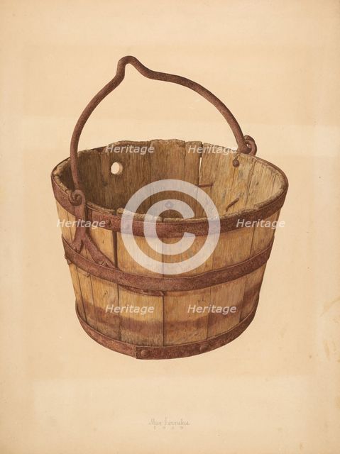 Miner's Ore Bucket, 1939. Creator: Max Fernekes.