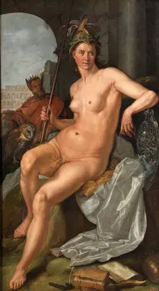 Minerva, 1611. Creator: Goltzius, Hendrick (1558-1617)