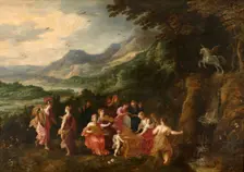 Minerva Visits the Muses. Creator: Hendrick van Balen I