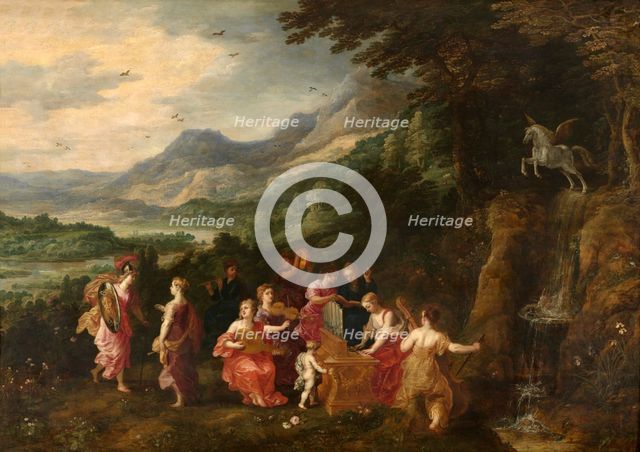 Minerva Visits the Muses. Creator: Hendrick van Balen I.