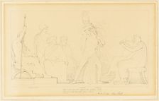 Minerva and Achilles, n.d. Creator: John Flaxman