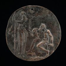 Minerva and Vulcan, late 16th century. Creator: Unknown