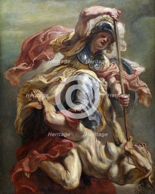 Minerva as Wisdom Conquering Sedition, Between 1632 and 1634. Creator: Rubens, Pieter Paul (1577-1640).
