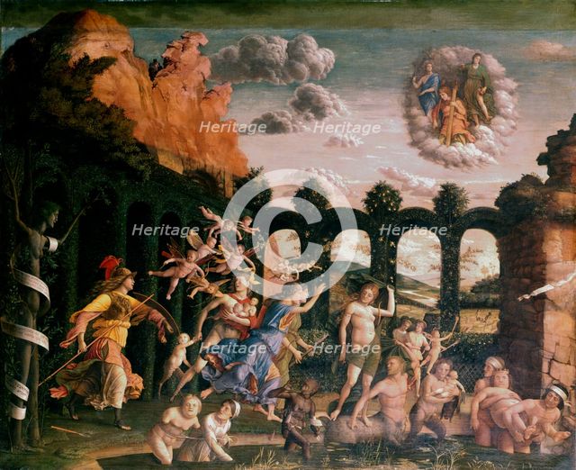 'Minerva chasing the vices from the garden of virtue', c1502. Artist: Andrea Mantegna
