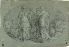 Minerva Crowned by Rome, n.d. Creator: Noël Coypel