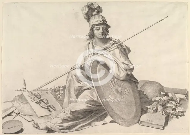 Minerva. Creator: Claude Mellan.