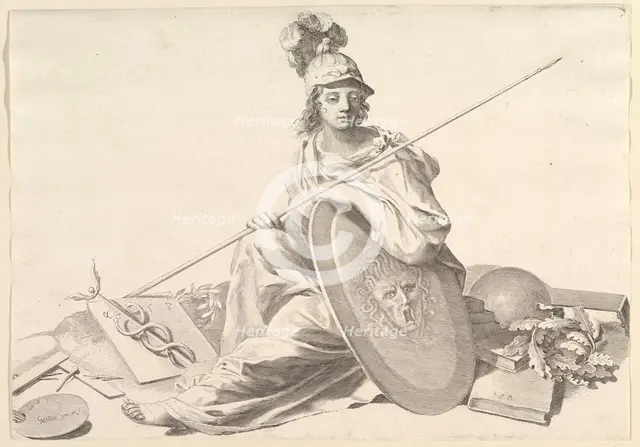 Minerva. Creator: Claude Mellan.