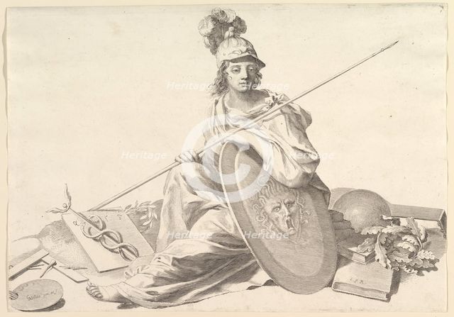 Minerva. Creator: Claude Mellan.