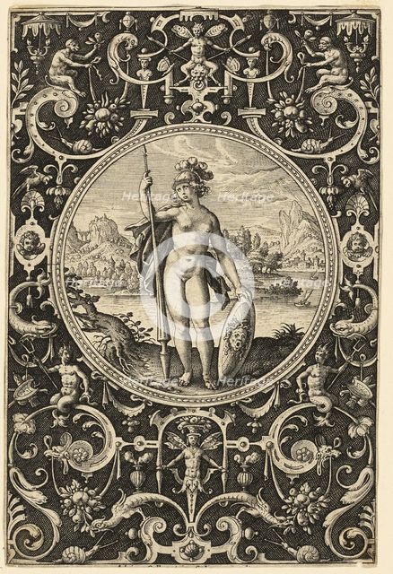 Minerva, n.d. Creator: Adriaen Collaert.