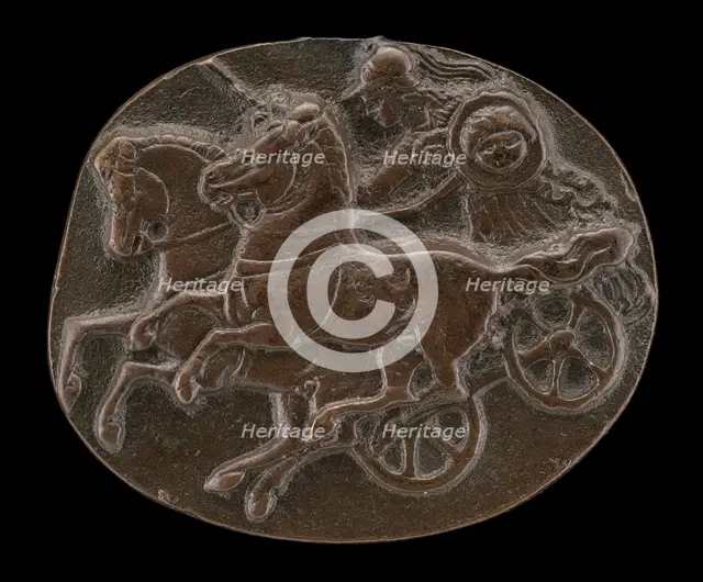 Minerva on a Chariot, 15th or 16th century. Creator: Unknown.