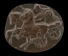 Minerva on a Chariot, 15th or 16th century. Creator: Unknown