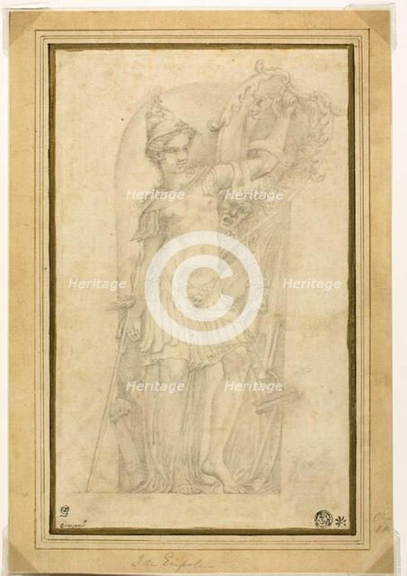 Minerva (or Bellona) in a Niche, n.d. Creator: Unknown.