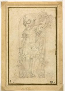 Minerva (or Bellona) in a Niche, n.d. Creator: Unknown