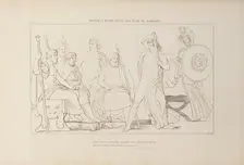 Minerva Repressing the Fury of Achilles, 1805. Creator: John Flaxman