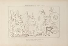 Minerva Repressing the Fury of Achilles, 1805. Creator: John Flaxman