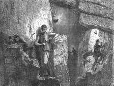 'Miners of the Hartz; From Alsace to the Hartz 1875. Creator: Unknown