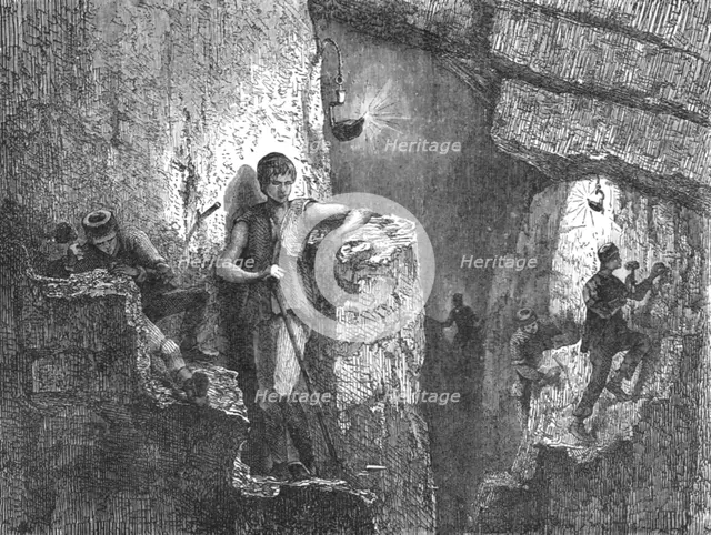 ''Miners of the Hartz; From Alsace to the Hartz', 1875. Creator: Unknown.