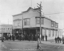 Miners and Merchants Bank of Alaska, 1905. Creator: Frank H. Nowell