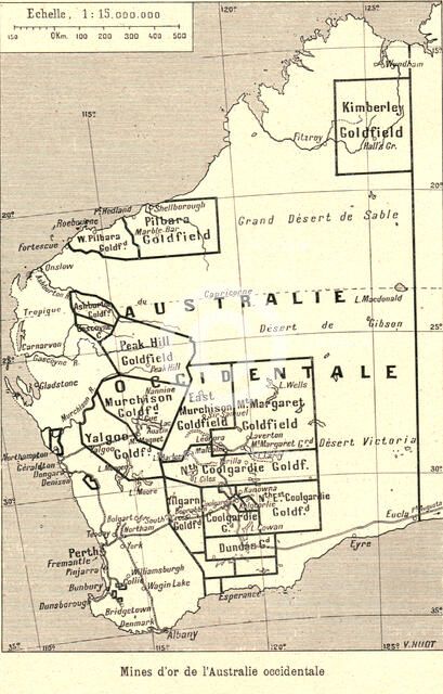 ''Mines d'or de l'Australie occidentale; Les Terres Du Pacifique', 1914. Creator: Unknown.
