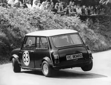 Mini Cooper S, Wiscombe Hill Climb, Honiton, Devon, 1975