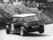 Mini Cooper S, Wiscombe Hill Climb, Honiton, Devon, 1975